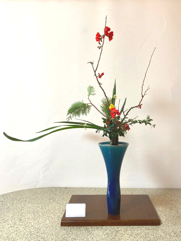 限界まで値下げしました★直径約35cm大作★池坊 立花★いけばな★花器★花瓶★生け花 立花（りっか） | いけばなの根源 華道家元池坊