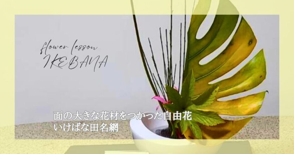 2024_いけばな田名網_面の大きい作品