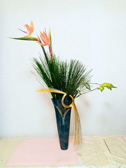 池坊　藤田いけばな教室　正月花