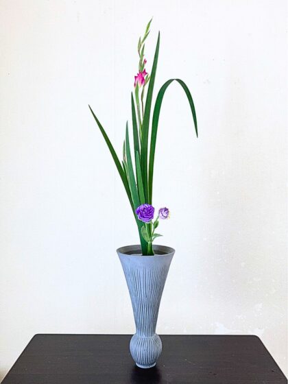 池坊 片岡いけばな教室 お稽古作品 生花 三種生