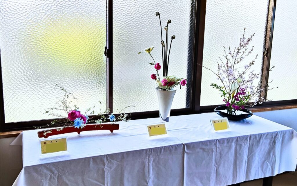 池坊 松野いけばな教室 お寺でIKEBANAミニ花展2026春