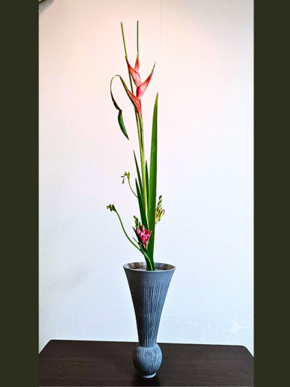 池坊 片岡いけばな教室 お稽古作品 生花新風体