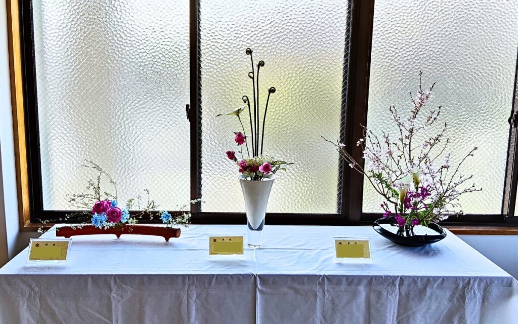 池坊 松野いけばな教室 お寺でIKEBANAミニ花展2026春