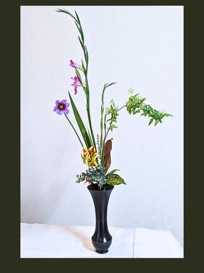 池坊 片岡いけばな教室 お稽古作品 立て花