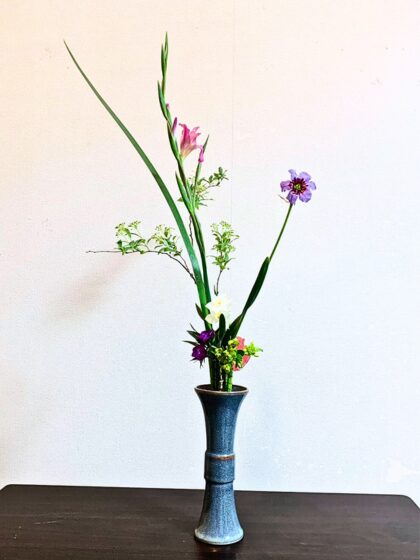 池坊 片岡いけばな教室 お稽古作品 立て花