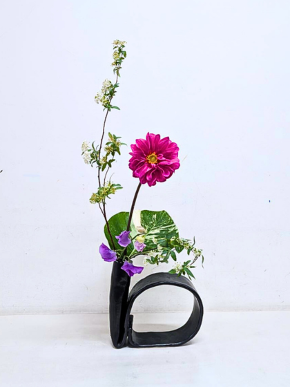 アイミティ浜松いけばな(池坊)臨時:曳馬教室 お稽古作品 自由花