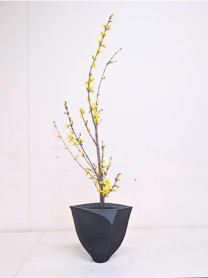 アイミティ浜松いけばな（池坊）仮曳馬教室　お稽古作品　一種生
