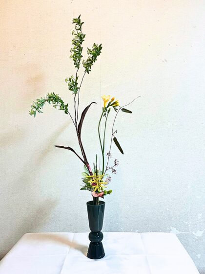 池坊 片岡いけばな教室 お稽古作品 立て花