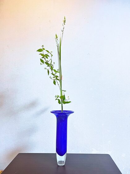 池坊　片岡いけばな教室　お稽古作品　生花新風体