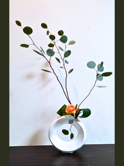 池坊 片岡いけばな教室 お稽古作品 自由花