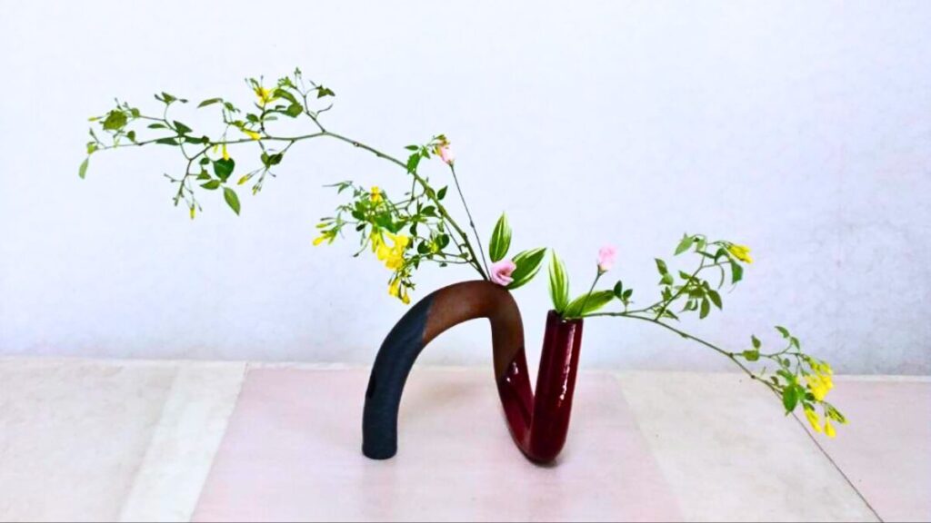 池坊　藤田いけばな教室　自由花