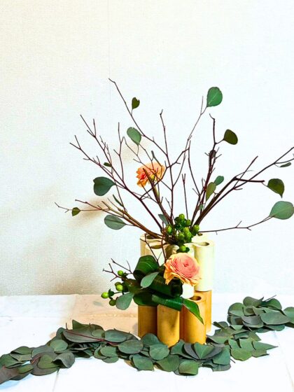 池坊 片岡いけばな教室 お稽古作品 自由花