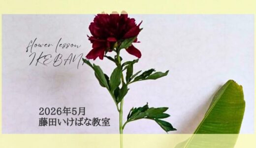 2026_藤田いけばな教室5月分2