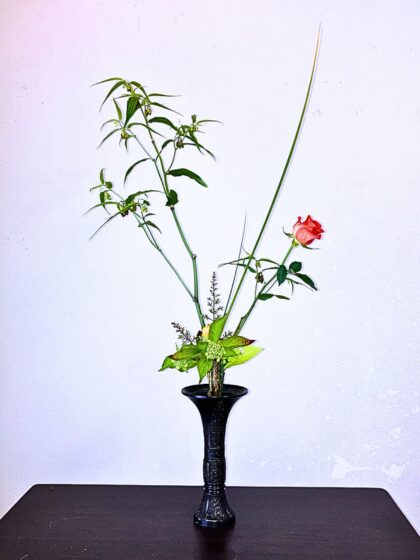 片岡いけばな教室　立て花