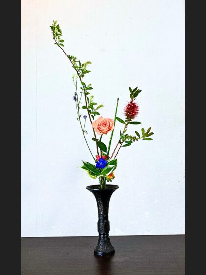 池坊 松野いけばな教室 講師作品 立て花