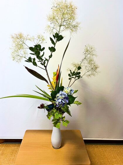 片岡いけばな教室 立花正風体