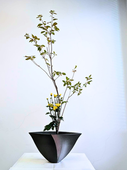 磐田市青城交流センター生け花教室(池坊) 生花二種生